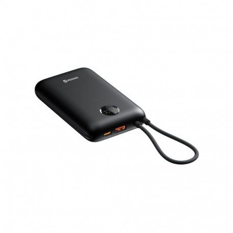 Swissten Voltbox 35W Power Bank 30000 mAh with Built-In Cables USB-C and Lightning