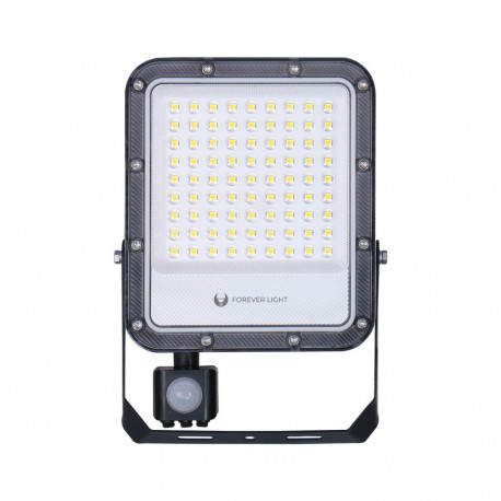 Forever Light Floodlight with Motion Sensor LED PROXIM+ LED 50W / 4000K / 7500lm / IP65 / 150lm/W