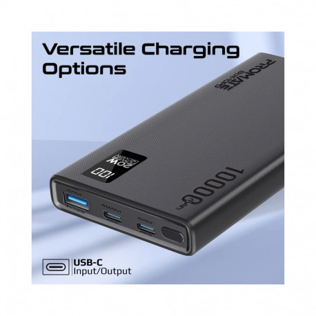Promate Bolt-10PD Power Bank 10000mAh / USB-C PD 20W