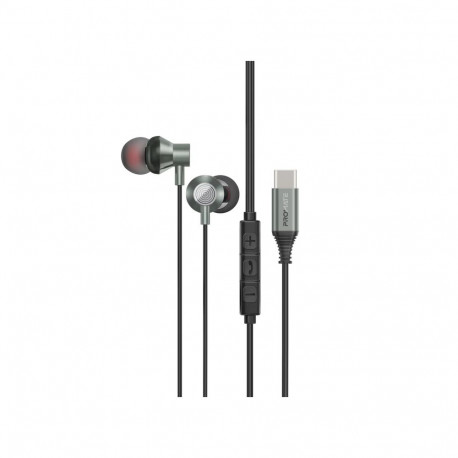 Promate Silken-C Ergonomic Stereo In-Ear Wired Earphones USB-C / 1.2m