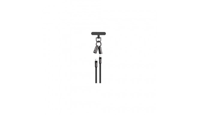 Devia 2in1 Lanyard 60W USB-C - USB-C Cable 1.2m