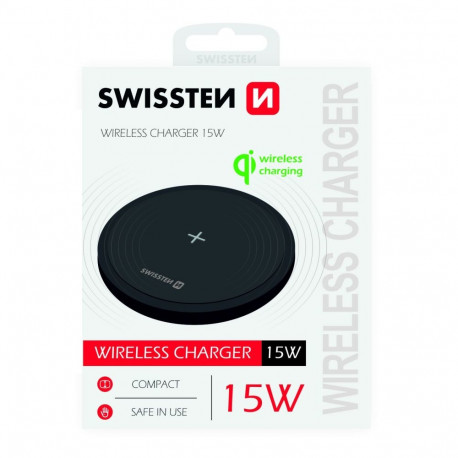 Swissten juhtmevaba laadija 15W USB-C 1,5m