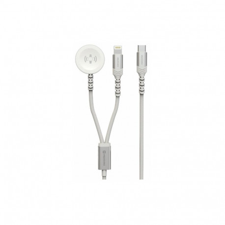 Swissten Wireless Charger 2in1 Apple Watch and Lightning USB-C 1.2m