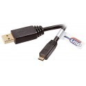 Vivanco cable USB - microUSB 1.8m (45217)