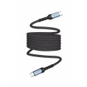 Swissten Magnetic USB-C Data Cable Self-Winding 60W 1m