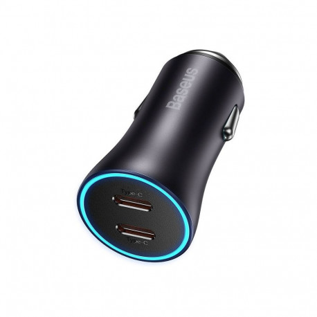 Baseus Pro Golden Contactor Car Charger 2x USB-C / 40W