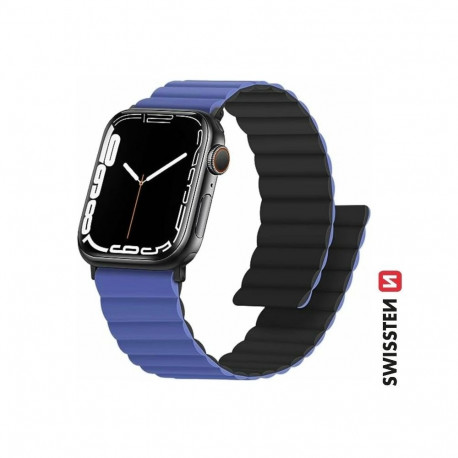 Swissten Silicone Magnetic Band for Apple Watch 42 / 44 / 45 / 49 mm