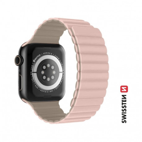 Swissten Silicone Magnetic Band for Apple Watch 42 / 44 / 45 / 49 mm