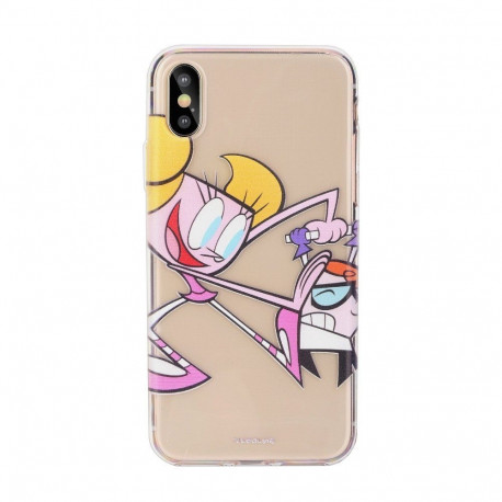 Cartoon Network Dexter Silicone Case for Apple iPhone XR Dexter with Dee Dee