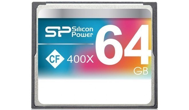 Silicon Power карта памяти CF 64GB 400x