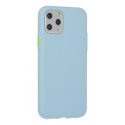 Mocco Soft Cream Silicone Back Case for Apple iPhone 12 Mini Blue