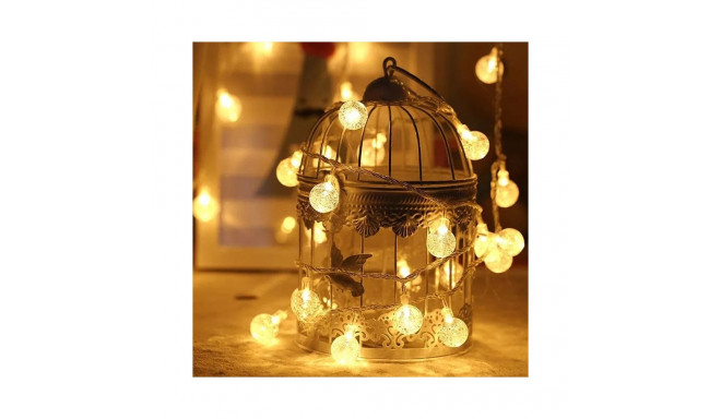 RoGer Bulb String Lights 100 LED Warm-White 10m