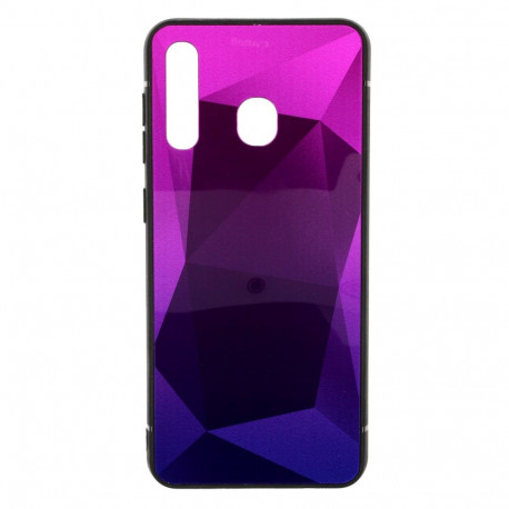 Mocco Stone Ombre Back Case Silicone Case With gradient Color For Apple iPhone 11 Pro Max Purple - B