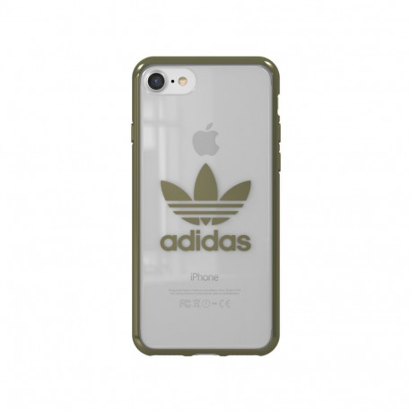 Adidas Clear Case Silicone Case for Apple iPhone 7 / 8 Transparent - Green