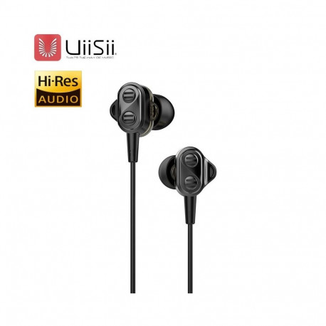 UiiSii Premium Hi-Res Original Earphones with Microphone and Volume Control / 3.5mm / 1.2m
