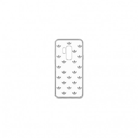 Adidas Clear Case Silicone Case for Samsung G965 Galaxy S9 Plus Silver