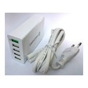 Swissten Qualcomm 3.0 QC Smart IC Premium Travel Charger USB 5x 2.1A  50W