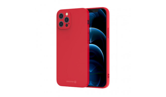 Swissten Soft Joy Silicone Case for Apple iPhone 14 Plus Red