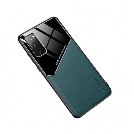 Mocco Lens Leather Back Case for Apple iPhone 12 / 12 Pro Green