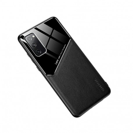 Mocco Lens Leather Back Case for Apple iPhone 12 Pro Black
