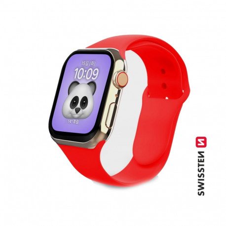Swissten Silicone Band for Apple Watch 1/2/3/4/5/6/SE / 38 mm / 40 mm