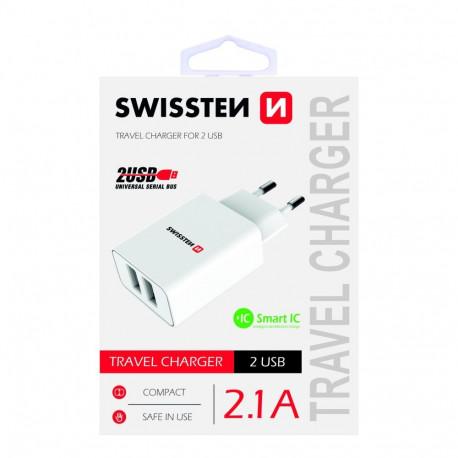 Swissten Premium Travel Charger USB 2.1А / 10.5W