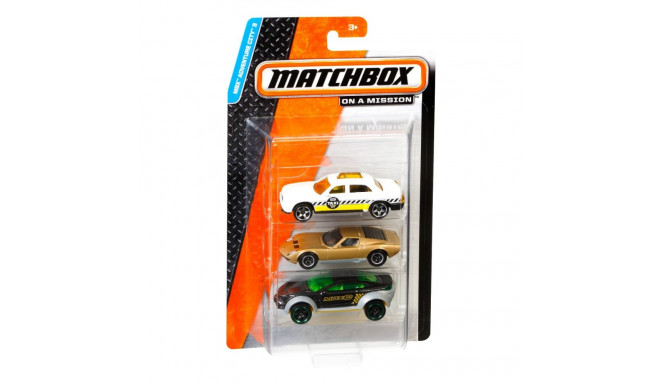 Matchbox® mudelautode 3-pakk