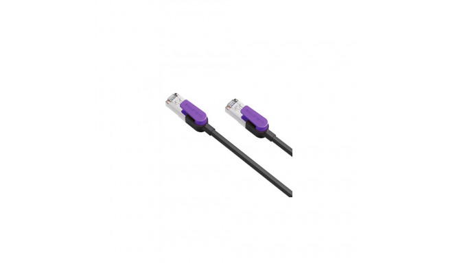 Cable Cat8 S/STP, 8m, black