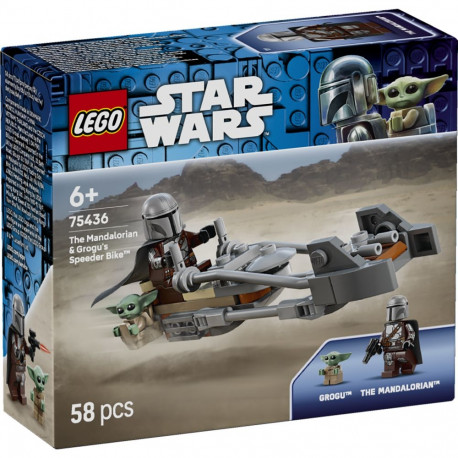 LEGO Star Wars Mandalorian ja Grogu Speeder Bike