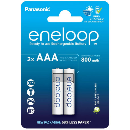 Panasonic eneloop rechargeable battery AAA 800 2BP