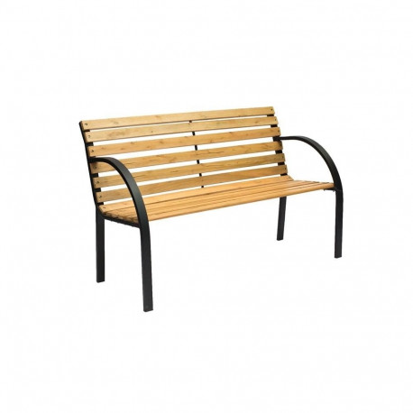 WOODEN BENCH K-A204 122X63X80 BROWN