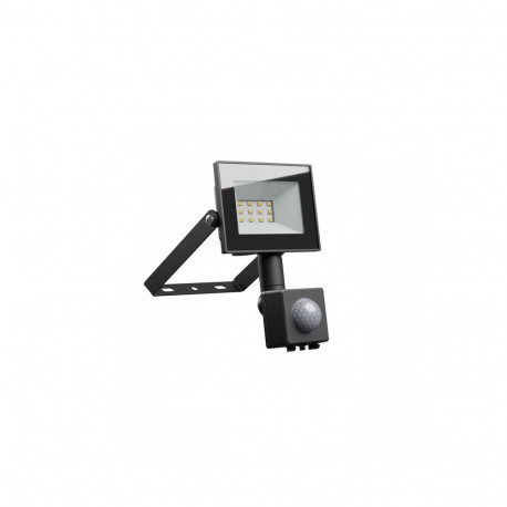 FLOODLIGH SENSOR 10W 230V NW IP44 must anduriga prožektor
