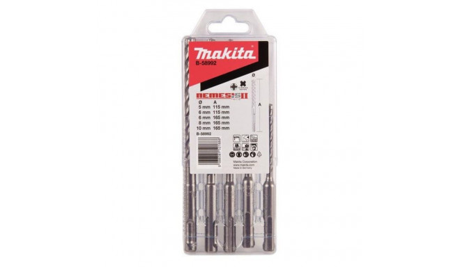 SDS-PLUS DRILL BIT SET 5-PCS NEMESIS2