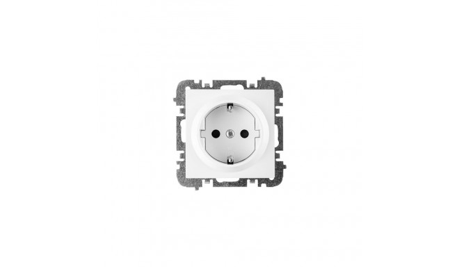 SCHUKO SOCKET WHITE