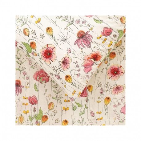 BED COV SET Summer Garden puuvill 200x220