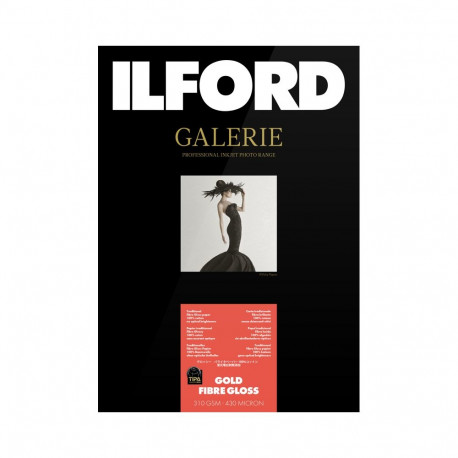 Ilford fotopaber Galerie Gold Fibre Gloss 310g 10x15cm 50 lehte