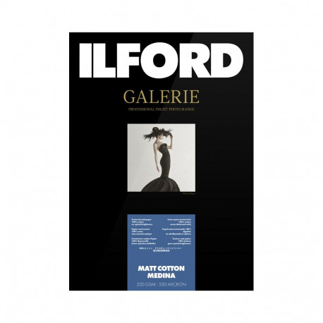 Ilford Galerie Medina matt puuvillane 320g A3+ 25 lehte