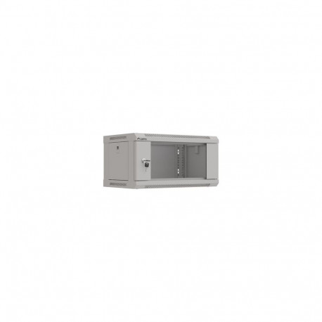 LANBERG rack cabinet 19inch 4U/540x350 grey flat pach with glass door