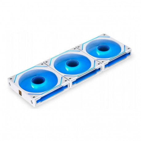 Lian Li UNI FAN SL-INF 120 ARGB Reverse Blade PWM Lufter  3er Pack inkl. Controller - 120mm  weis