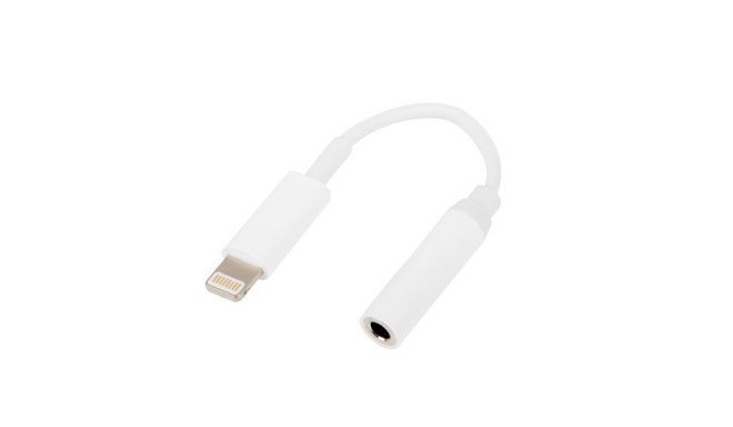 LIGHTNING TO STEREO 3.5 MM AUDIO ADAPTER CABLE, WHITE