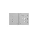 FOLDING BRACKET WALL-MOUNT 19" 6U 497X400/240 GREY LANBERG
