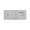 FOLDING BRACKET WALL-MOUNT 19" 4U 497X400/240 GREY LANBERG
