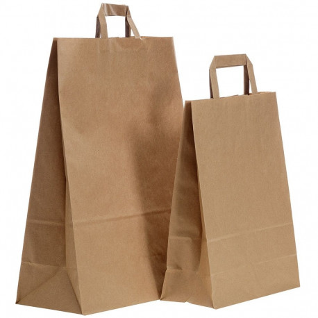 Paberikott FLAT 260x120x350 mm, pruun.