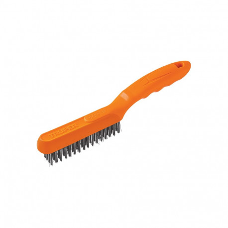 Traathari roostevaba, plastik käepidemega 28cm, 4x16 rida, traat 0.35mm Truper®