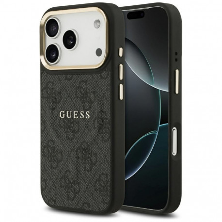 Guess Guess 4G PU Classic Logo MagSafe case for iPhone 17 Pro - black