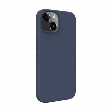 Evelatus Apple iPhone 14 / 13 Premium Magnetic Soft Touch Silicone Case Dark Blue