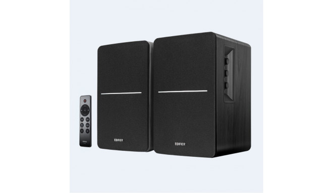Edifier Powered Bluetooth Bookshelf Speakers R1280DBS Black, Bluetooth, Wireless connection