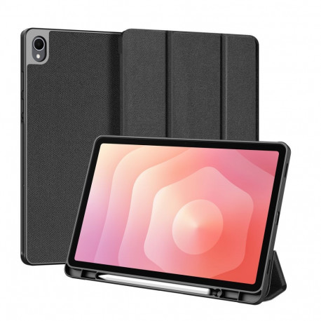 Dux Ducis Galaxy Tab S11 Domo Series Tri-fold Stand PU Leather Tablet Cover Black