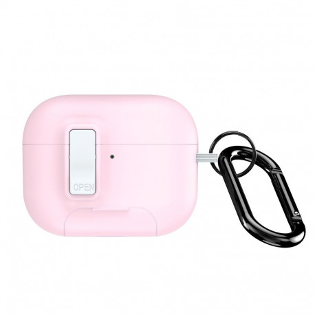 Dux Ducis Apple AirPods Pro 3 PECQ Series PC+TPU Cover with Hook White Pink