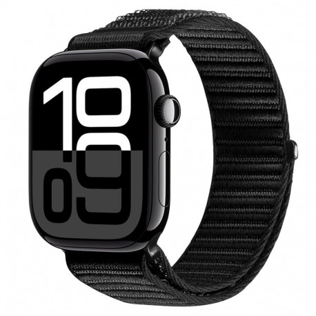 Dux Ducis AppleWatch42/44/45/46/49MM YE Nylon Braided Loop Wrist Strap Black